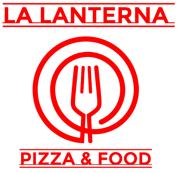 Logo pizzeria La Lanterna Costabissara rosso 1